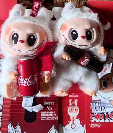 МУЗИЧНА Labubu Лабубу Кока Кола м'яка іграшка-брелок. Киев