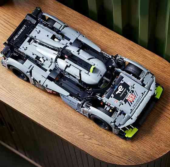 Конструктор машинка 1PEUGEOT 9X8 24H Le Mans, 1775  деталей маштаб 1:10  Пежо Гіперкар Київ