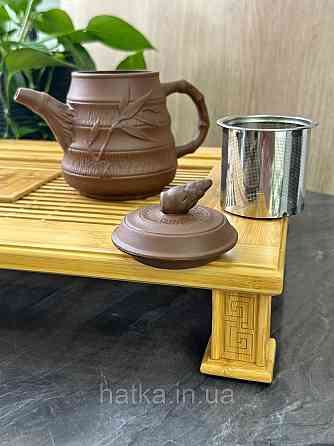 Чайник заварювальний ісинська глина 650 мл "Бамбук" світлий Т2567 Київ