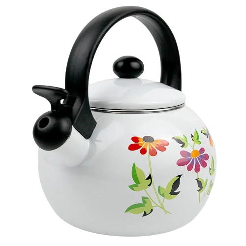 Чайник 2,2л емальований зі свистком 1030 KAMILLE Житомир - фото 2