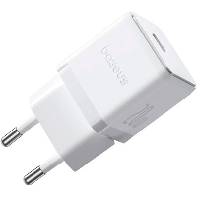 Зарядний пристрій Baseus Palm Fast Charger 1C 20W + Cable 1.0m Type-C 60W white (P10111602213-01) Вінниця - фото 5