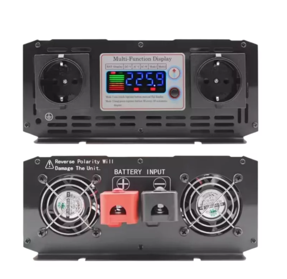 Инвертор преобразователь напряжения Changi CJ-6000Q 6000W 12V 24V 48V DC-AC 220V чистый синус Винница