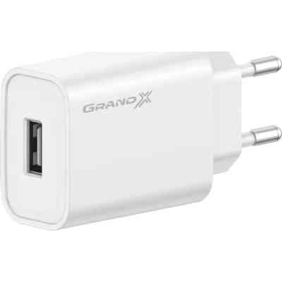 Зарядное устройство Grand-X CH-550W Quick Charge USB QC3.0 Black (CH-550W) Винница