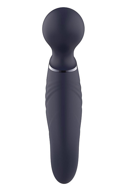 Вібратор мікрофон вигнутий подвійний стимуляції Dream Toys Glam Dual Wand Vibe, фіолетовий Sex Aura Київ - фото 3
