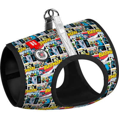Шлей для собак WAUDOG Clothes с QR паспортом "Бэтмен комикс" S2 (1012-4005) Винница - изображение 1