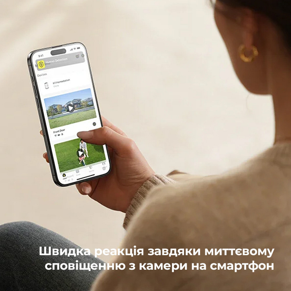 IP-камера відеоспостереження Baseus Security N1 Plus Outdoor Camera 2K 2-Cam Kit White EU Киев - изображение 10