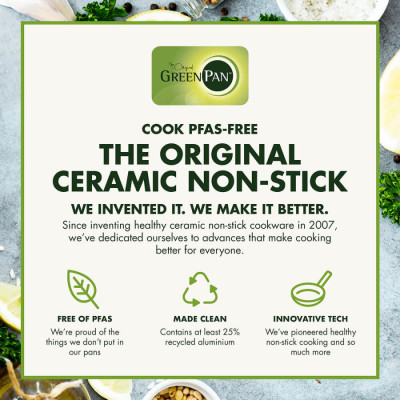 Сковорода GreenPan Mayflower, 20 см з керамічним покриттям, блакитна (CC001667-001) Винница - изображение 8