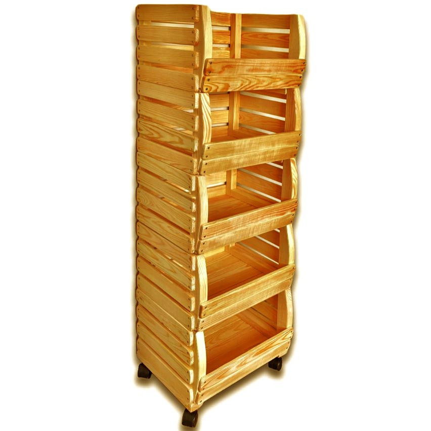 Стелаж для овочів і фруктів "Астрія 540" каррі Миколаїв - фото 1