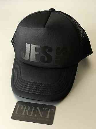 Чорна Кепка/Бейсболка з Вашим принтом Чернівці