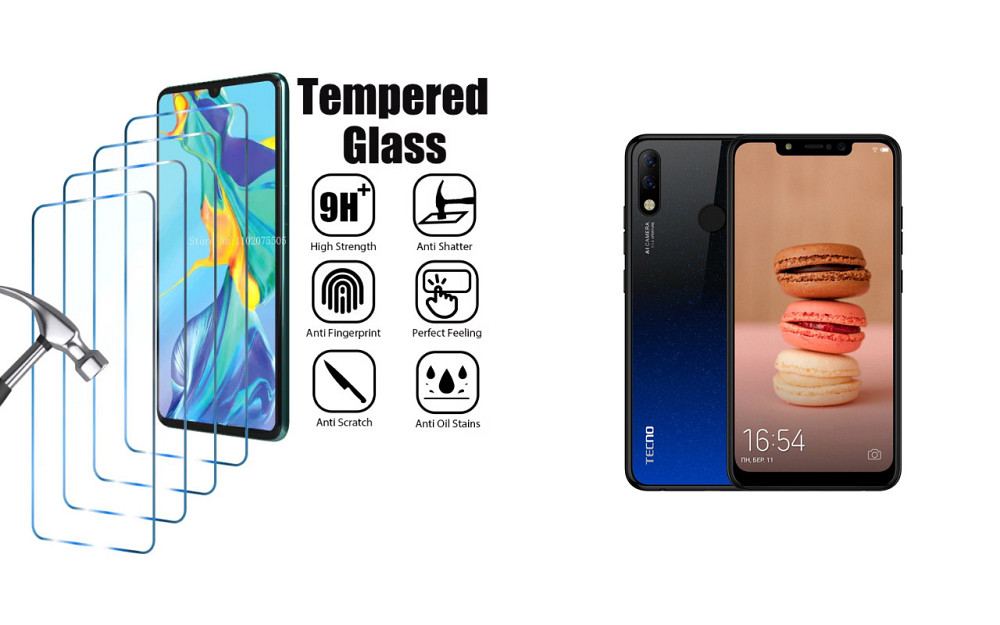 Защитное стекло ArmorGlass для Tecno Spark 3 Pro (KB8) – устойчивое к царапинам и ударам Киев - изображение 1