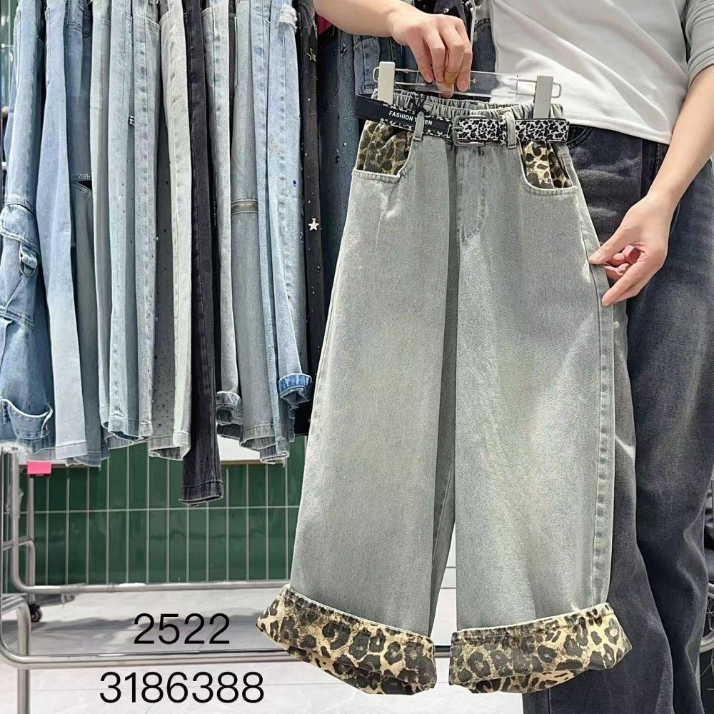 Джинсы Baggy для девочки подростка голубые  120,130,140,150,160 Николаев - изображение 1