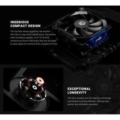 Кулер для процессора ID-Cooling IS-37-XT Black Винница