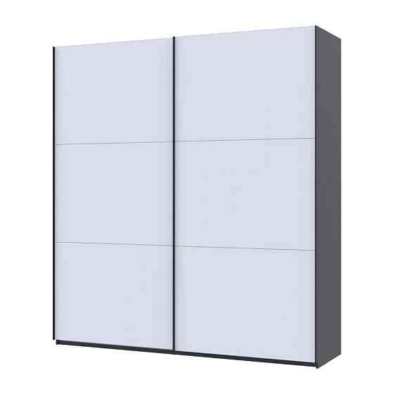 Шафа купе Doros G-Caiser Антрацит/Білий 2 ДСП / 3 частини 220х60х240 (42005416) (DRS-012249) Львів