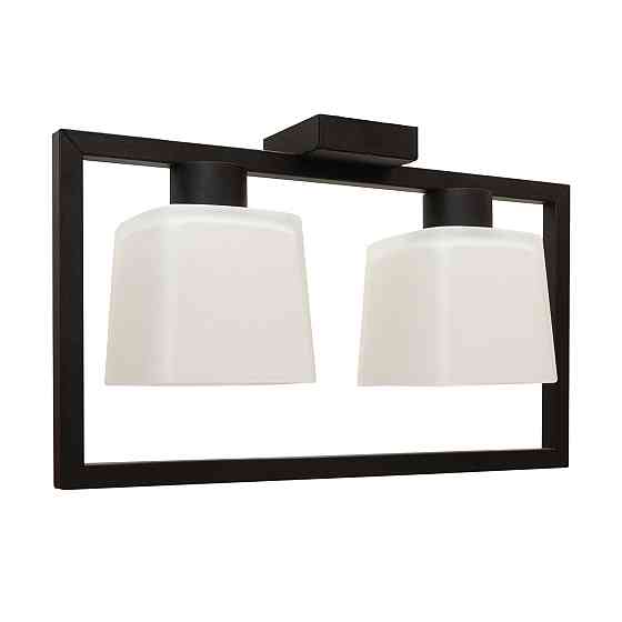 Люстра потолочная MSK Electric Boston на два плафона под лампу Е27 NL 400230-2 BK Одесса