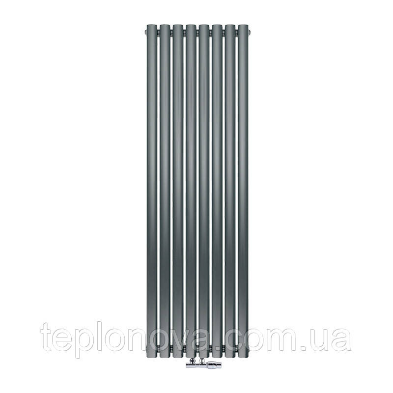 Дизайнерский радиатор IDEALE ADELE антрацит (универсальное подключение) 11 8/1500/472 Черновцы - изображение 1