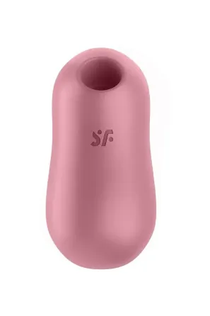 Вакуумний стимулятор із вібрацією Satisfyer Cotton Candy Light Red Львів