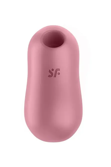 Вакуумний стимулятор із вібрацією Satisfyer Cotton Candy Light Red Львов - изображение 3