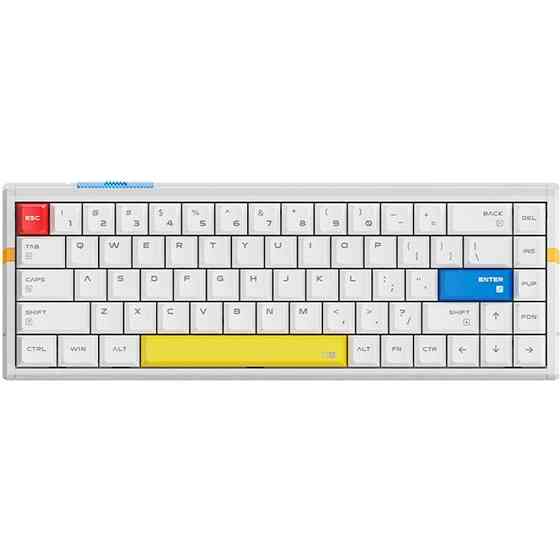 Клавіатура ATK RS6 Ultra Aluminum Hall Effect ENG White (ATK-RS6-ULTRA-WHT) ( 26836 ) Харьков