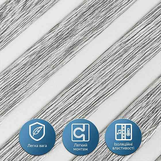 Панель-рейка 680х670х5мм Бело-серебряный SW-00002531 Днепр