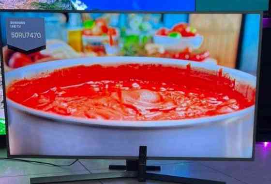 Телевізор Безрамний: 50" Smart 4K UHD Samsung 50RU7450. Харків
