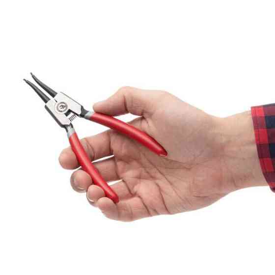 Щипці для стопорних кілець INTERTOOL HT-7007,150 мм - ідеально для зовнішніх кілець Львів
