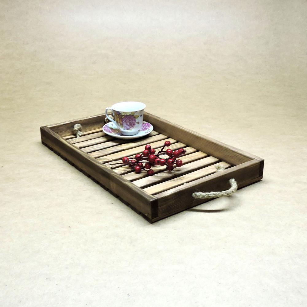 Піднос дерев'яний "Буйон" капучино Миколаїв - фото 4