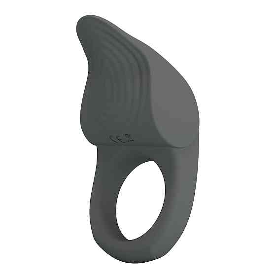 Эрекционное виброкольцо PRETTY LOVE Master Ring силиконовое, серое, 8.7 х 5 см Sex Aura Киев