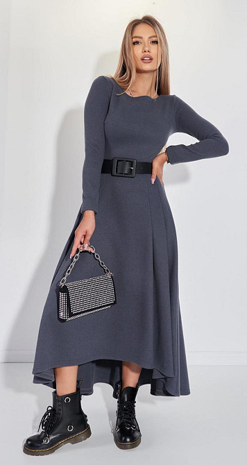 Стильное тёплое платье (50) Киев - изображение 1