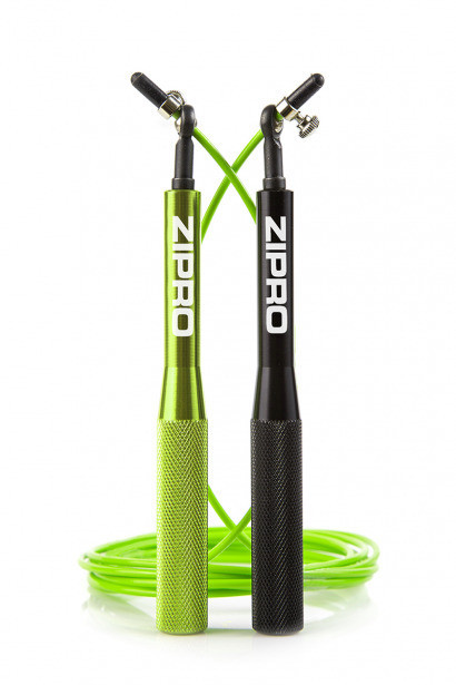 Скакалка Zipro спортивная 300 см, черно-желтая Киев - изображение 1