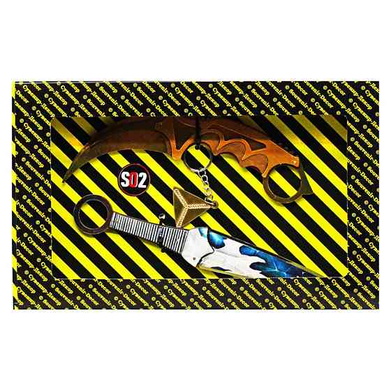 Набор сувенирных ножей деревянных SO-2 