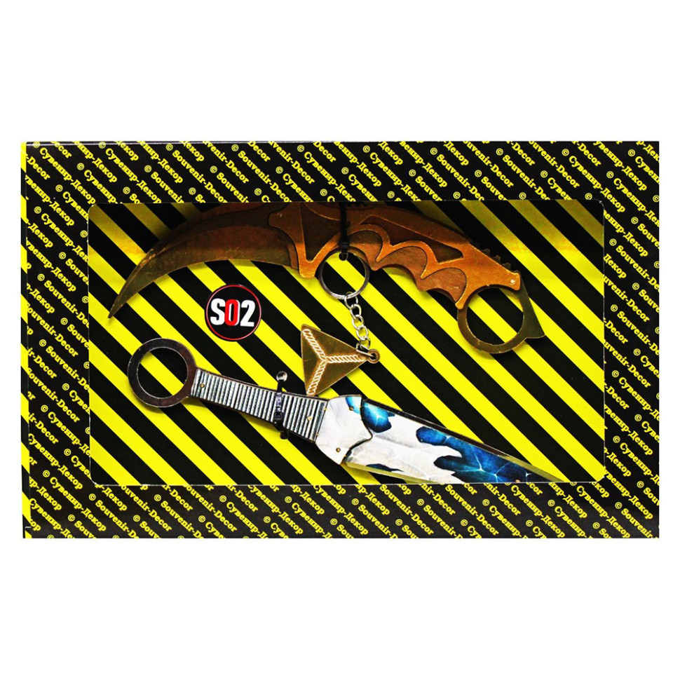 Набор сувенирных ножей деревянных SO-2 