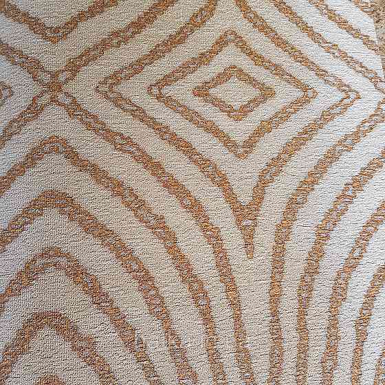 Шпалери метрові вінілові на флізелін 24 Carati Cristiana Masi геометрія смуги хвилі теракотові золотом 3д Київ