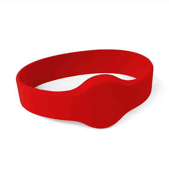 RFID браслет з чипом EM-Marin SEVEN R-60 червоний (74 мм) Київ