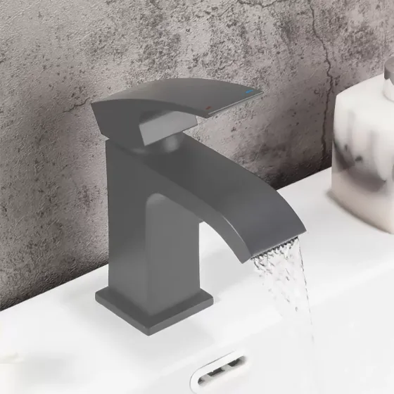 Змішувач для раковини GAPPO G1007-9, графіт Київ