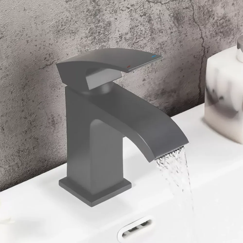 Змішувач для раковини GAPPO G1007-9, графіт Київ - фото 2