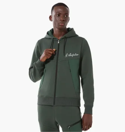 Толстовка чоловіча Australian Fullzip Hoodie In Winter Fleece And Slam Inserts Green Swugc0040-018 розмір S Львів