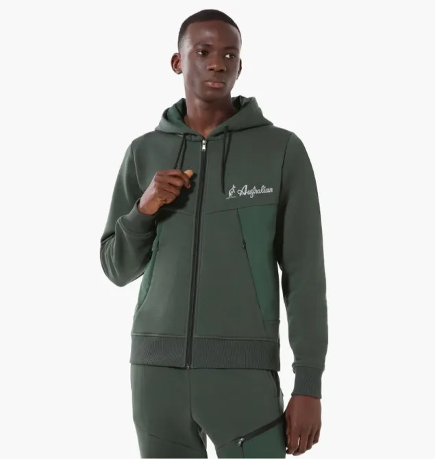 Толстовка чоловіча Australian Fullzip Hoodie In Winter Fleece And Slam Inserts Green Swugc0040-018 розмір S Львів - фото 3