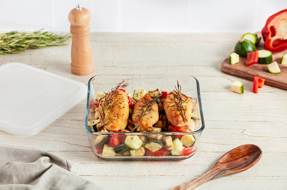 Форма з кришкою Pyrex Cook&Freez, 20х20х7 см (7092354) Київ - фото 6