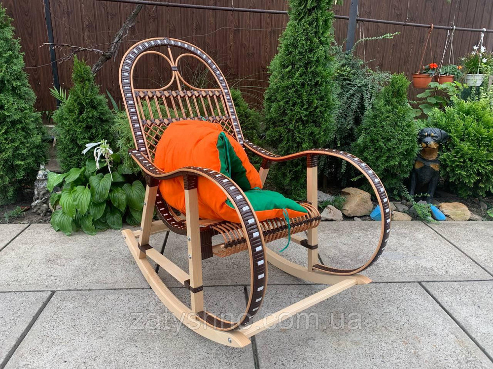 Кресло-качалка для дома с подушкою Киев - изображение 3