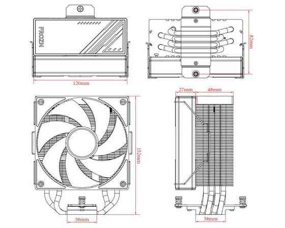 Кулер процесорний ID-Cooling Frozn A410 ARGB Чорний Харьков