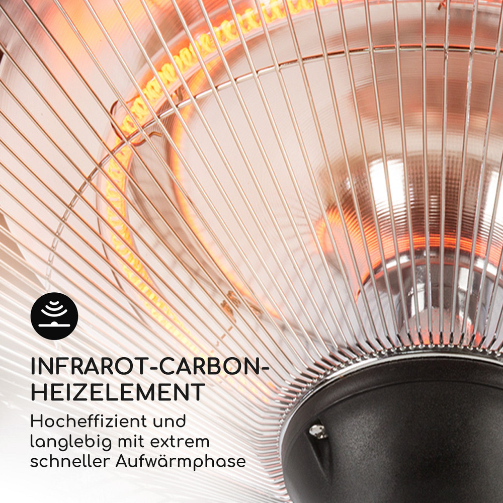 Інфрачервоний нагрівач Heat Guard Blackline 750/1500 Вт Carbon IP34 (Німеччина, читати опис) Рівне - фото 4