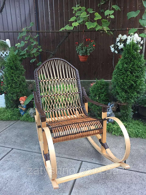 Качалка плетеная из лозы Киев - изображение 4