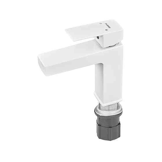 Змішувач для умивальника Plamix Kubus-001 SET White    ( PM0671 ) 25164 Харків