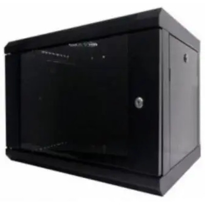 Шафа настінна Hypernet 9U 19&quot; 600x500 (WMNC-500-9U-FLAT-BLACK) Вінниця - фото 1