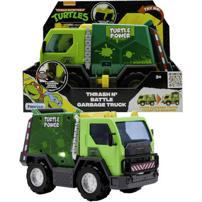 Игровой набор Funrise TMNT Черепашки-Ниндзя классические Боевой мусоровоз со светом и звуком (71045) Винница - изображение 8
