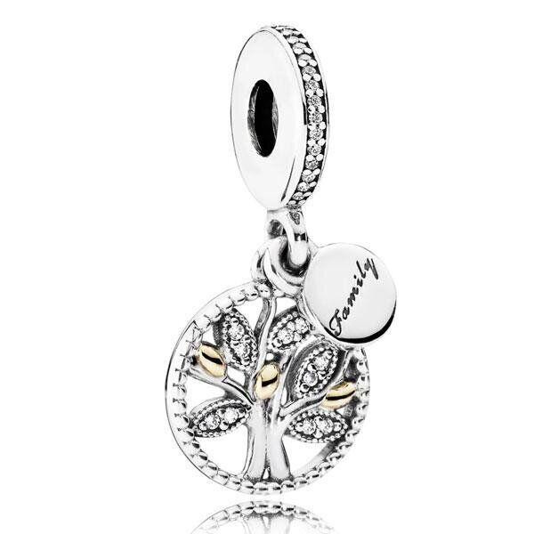 Срібна намистина-підвіска Пандора  "Сімейне дерево" 791728CZ MasterSem Київ - фото 1