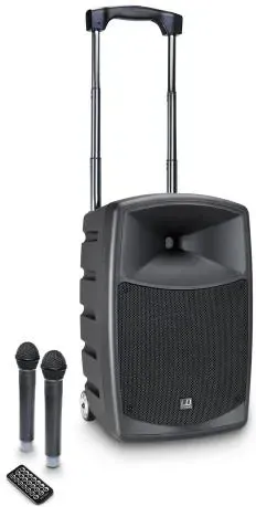 Колонка  LD Systems Roadbuddy 10 HHD 2 (863 - 865 MHz) przenośny Акустичний набір z podwójnym mikrofonem bezprzewodowym doręcznym Київ - фото 1