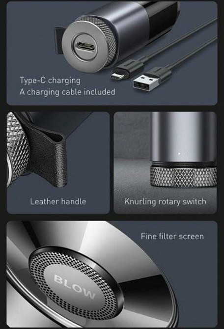 Алкотестер Baseus Digital Alcohol Tester Black Киев - изображение 4