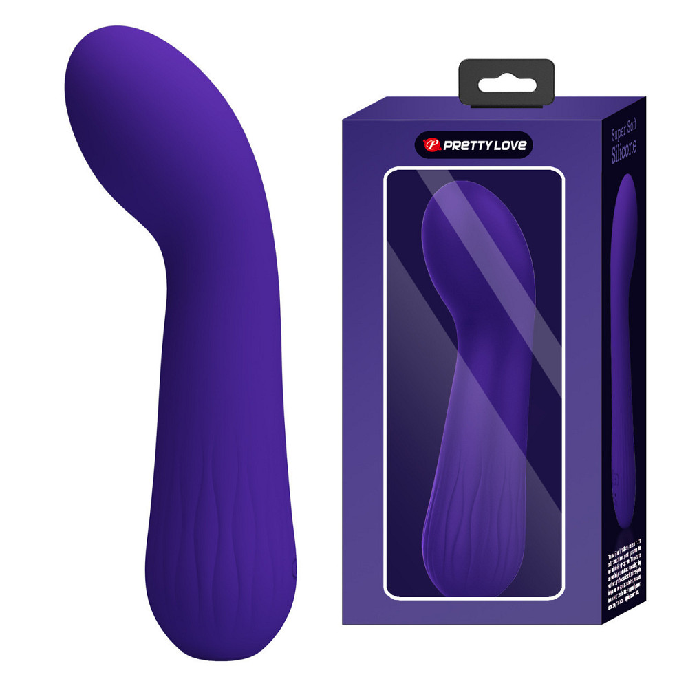 Вибромассажер для стимуляции точки G Pretty Love - Faun Dark Purple, BI-014724-3 Sex Aura Киев - изображение 1
