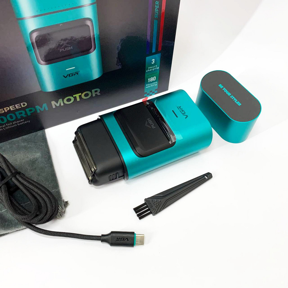 Хороші електричні бритви для гоління VGR V-307 Бездротова машинка для стрижки дому WG-99 Івано-Франківськ - фото 10